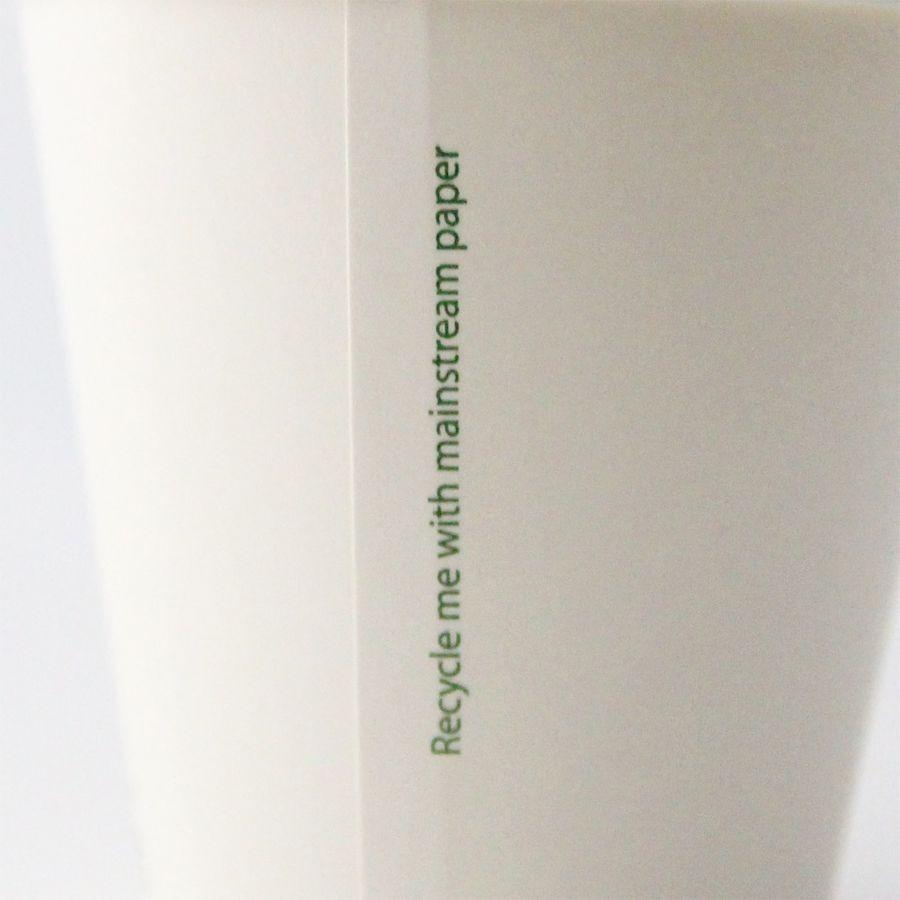 冷熱対応ECO紙コップ Recycle me 285ml(9オンス) 90mm口径 1,000個 ※沖縄・離島 送料別途 BMT-153の画像
