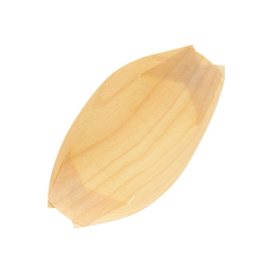 たこやき皿(白樺舟皿) 4寸 4,000個 約110×65×33mm ※沖縄・離島 送料別途 4636357の画像