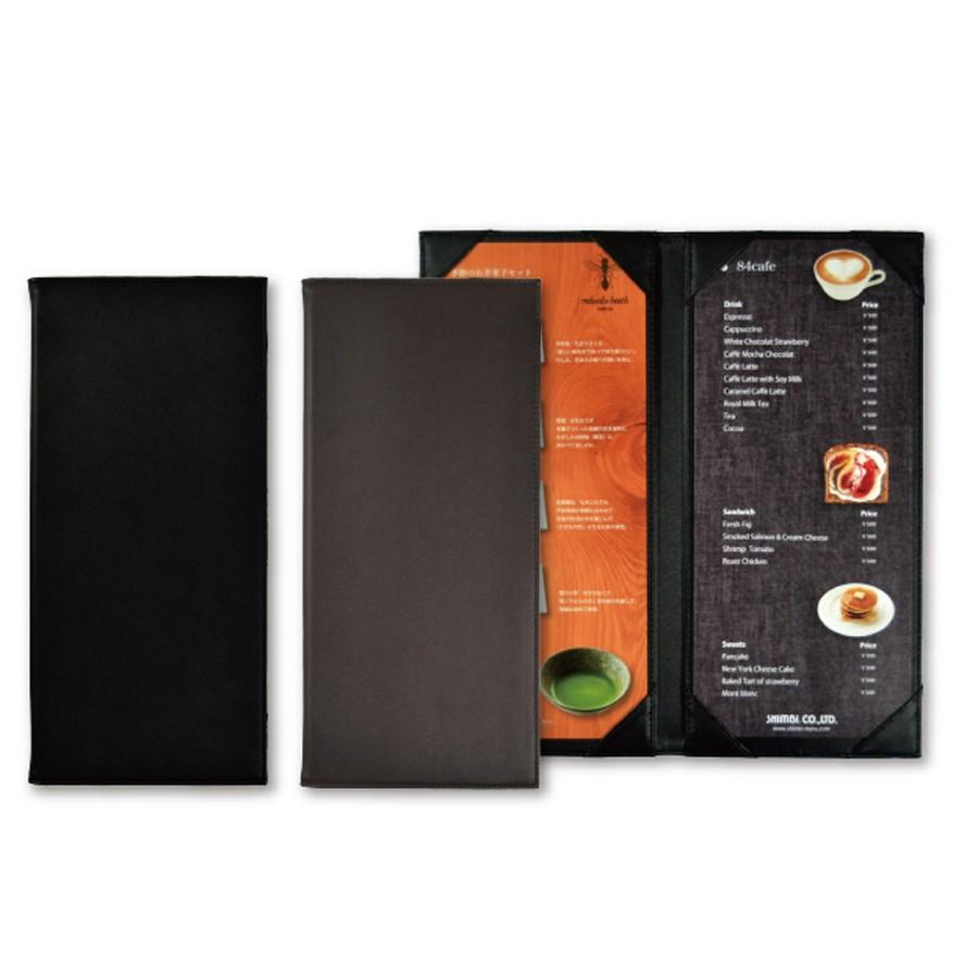 SHIMBI（シンビ） 洋風メニューブック 縦長・2ページ APU-102-TW