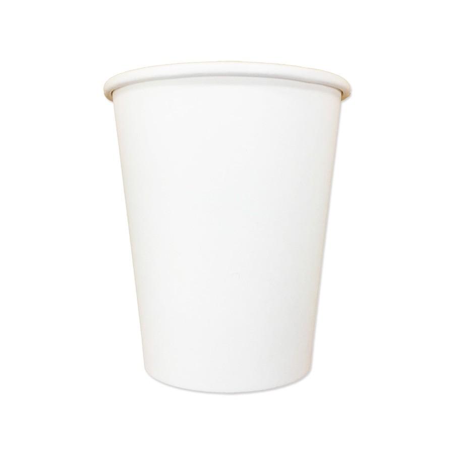耐熱無地紙コップ　240ml(8オンス)　80mm口径 1,000個　BMT-007　※沖縄・離島 配送料別途