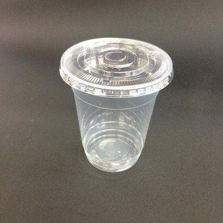 BMTプラスチックカップ92mm口径専用フタ 2000個 ストロー穴付 (PET製) BMT-020 ※BMT-014/015/016/042/043/044 専用の画像