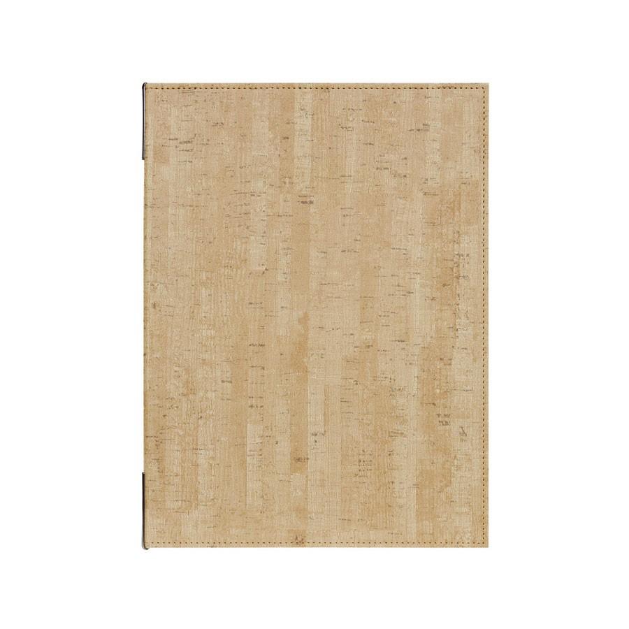 洋風メニューブック A4・4ページ ピンタイプ CORK-301 シンビ(SHIMBI