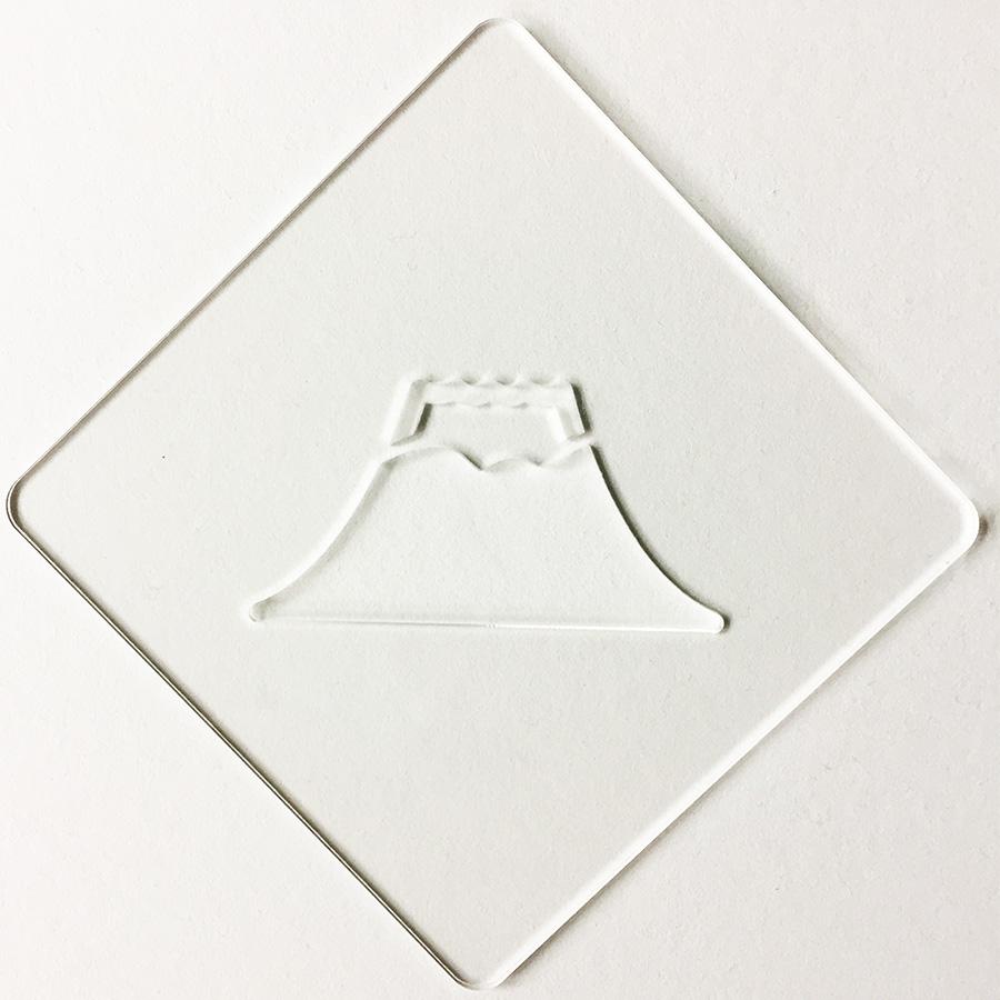 カフェアートステンシル 富士2 お正月 日本 LAS-0098 : 飲食店用品