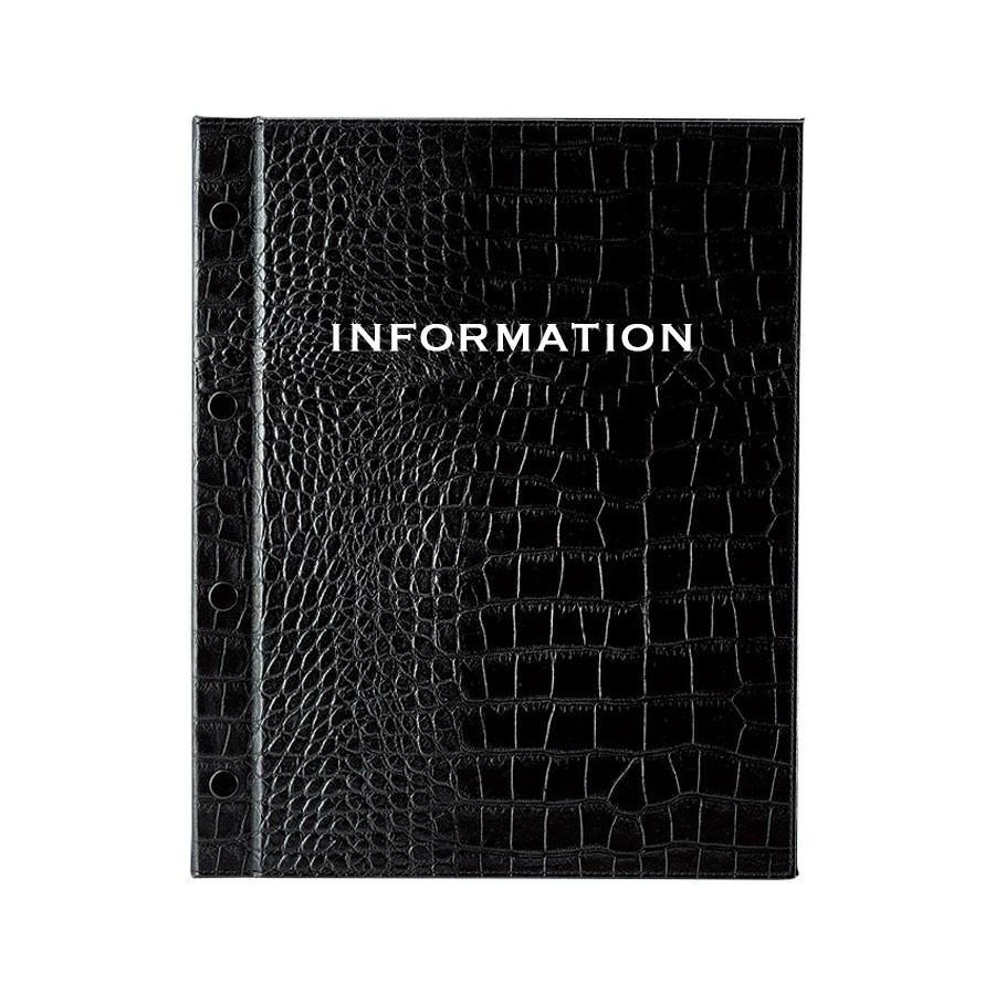 インフォメーションブック A4・4ページ ホックタイプ LIF-311 ホック式