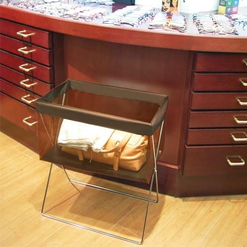 サイドワゴン 浅型・メッシュ Lサイズ ブラウン R-336 SAKI(サキ) 荷物