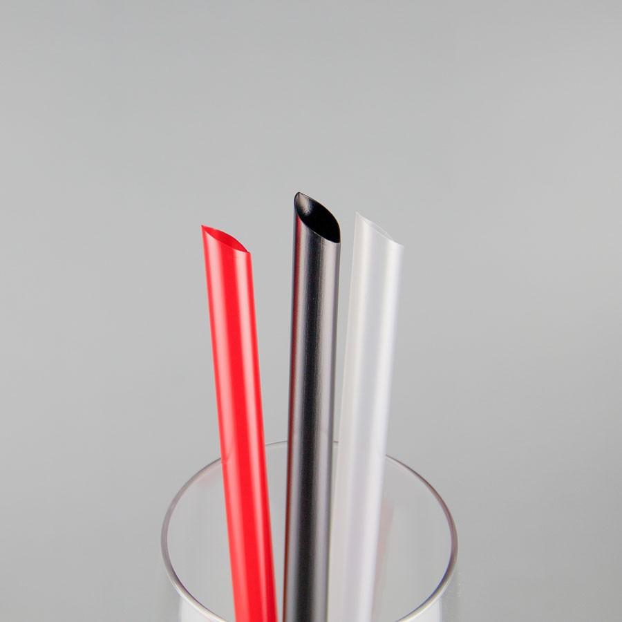 タピオカストロー(片先斜め) 10mm×19cm 梱包なし 200本入り20箱(4000本  