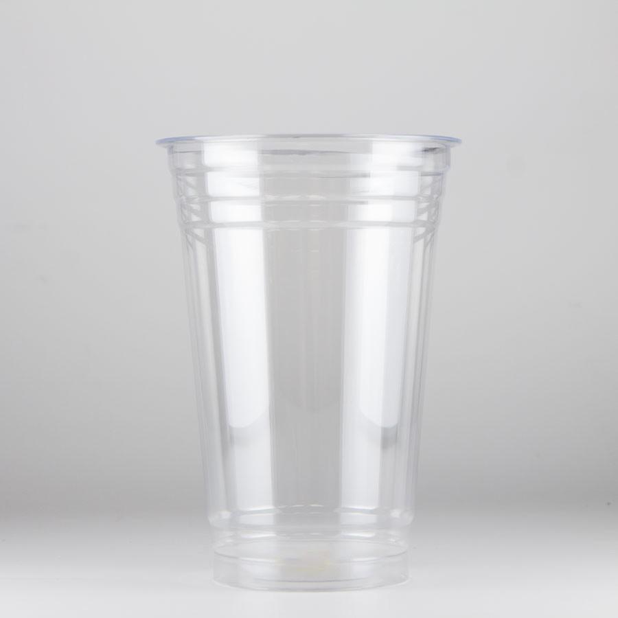 プラスチックカップ 600ml(20オンス) 96mm口径 1,000個 (PET製) ※北海道・沖縄・離島 送料別途 ※個人宅配送不可 （東名化学）