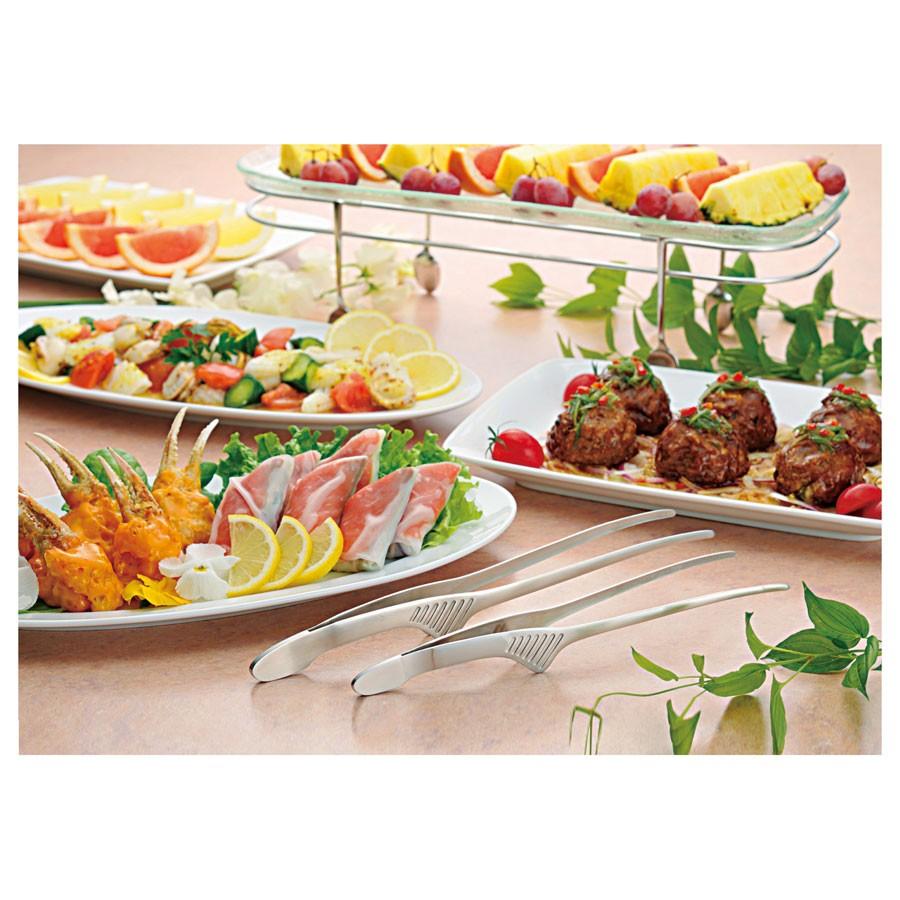 18-8 クレーバートング 大 (315mm) 00104600 万能 トング 業務用 (焼肉