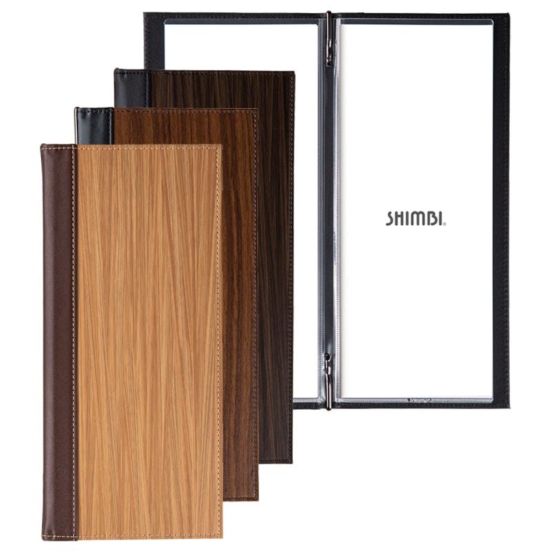 洋風メニューブック 縦長・4ページ ピンタイプ TPE-304 シンビ(SHIMBI