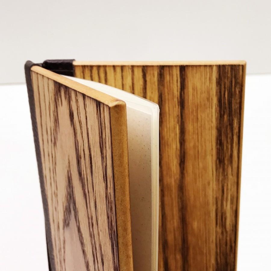 木製メニューブック 縦小・4ページ 紐タイプ WB-925 MDF焼板メニュー