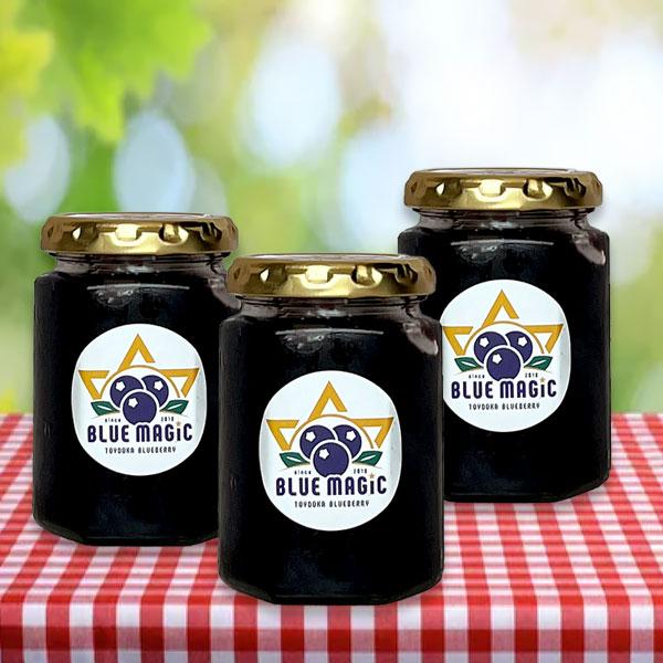 高級 ブルーベリージャム 3個入り 約150g×3 送料無料 「無添加」 国産 千葉県産 blueberry オーガニック ブルーマジック | 