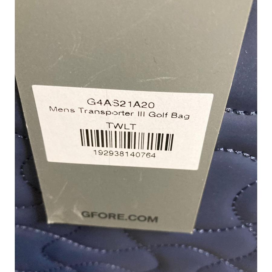 G/FORE　ジーフォア　TRANSPORTER　III　GOLFBAG　キャディバッグ　G4AS21A20　破損有の画像
