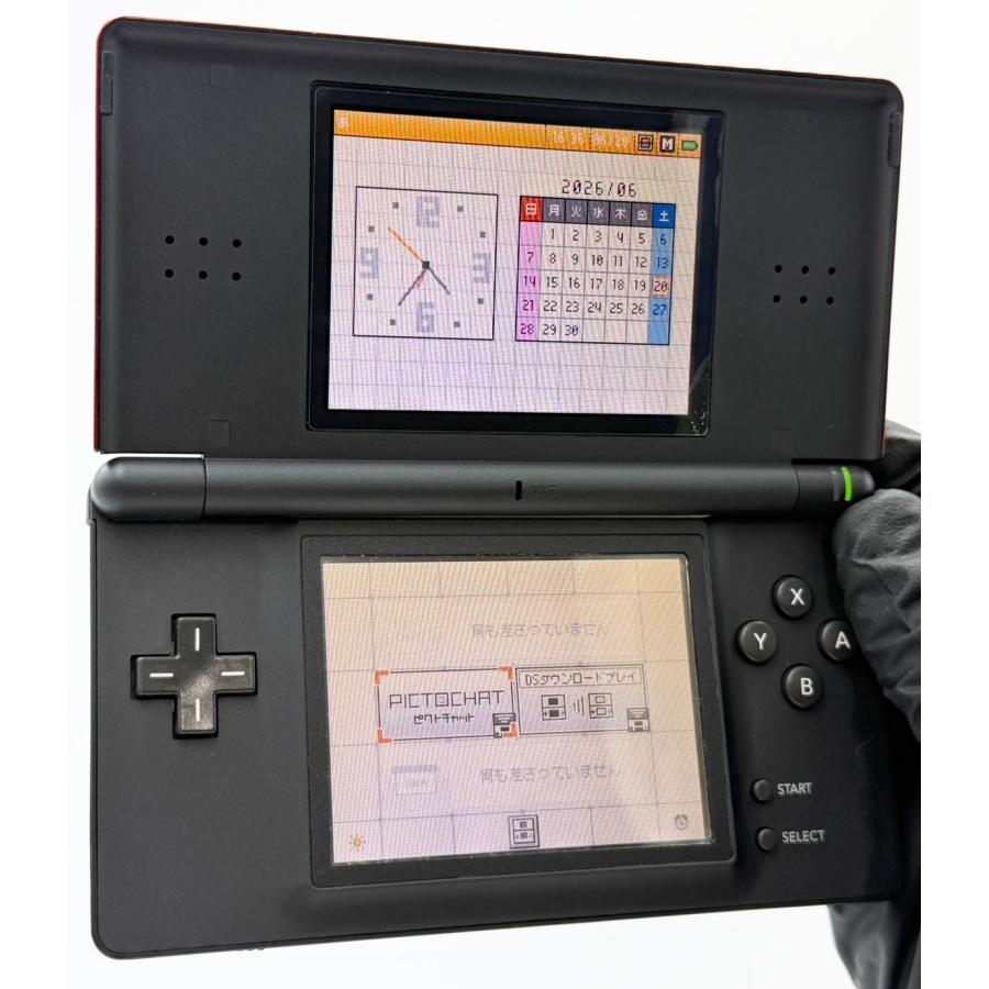 任天堂（Nintendo） DS Lite クリムゾン/ブラック USG-001 ケース付