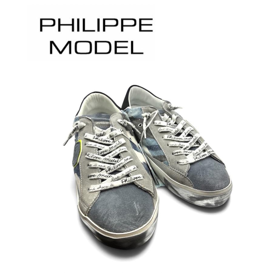フィリップモデル　４1 カモフラージュデザイン スニーカー PHILIPPE MODEL フィリップモデル カモフラージュスニーカー