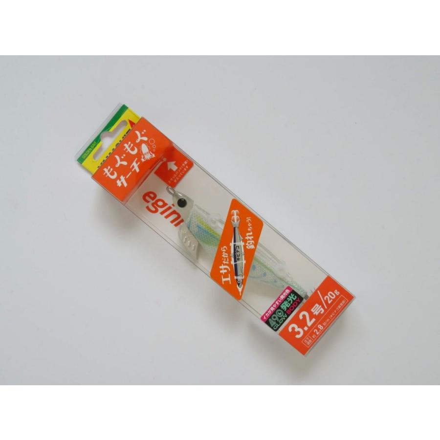 ヤマシタ エギーノもぐもぐサーチ 3.2号 001) 490グロー : 釣具