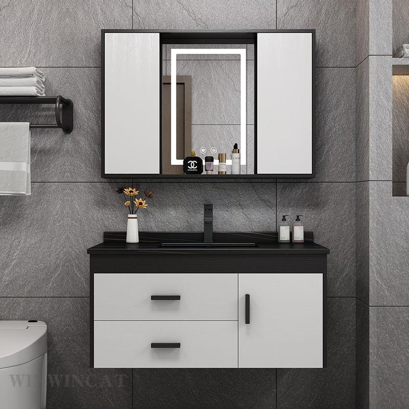 おまけ付 シンク 洗面台セット シンプル シンプル アンティーク 収納 鏡 おしゃれ 洗面台 ミラー 洗面化粧台 壁掛け専用 小型洗面所 洗面ボール 手洗い器 洗面ボウル 壁掛け専用 ホテル用 会社用 家庭用 手入れが簡単 浴室 浴槽 洗面所 Knowledge21 Com