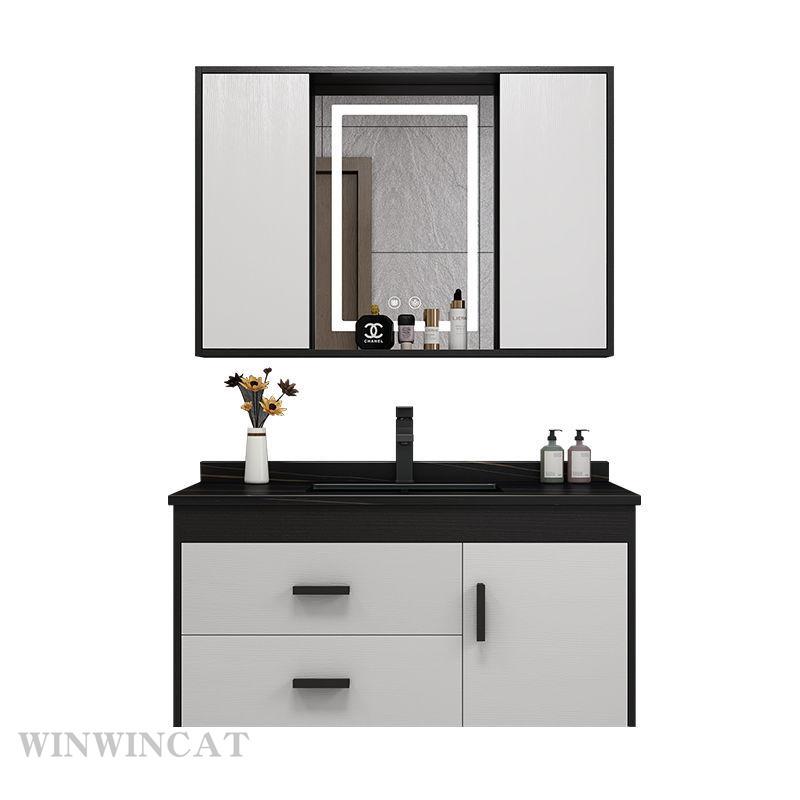 おまけ付 シンク 洗面台セット シンプル シンプル アンティーク 収納 鏡 おしゃれ 洗面台 ミラー 洗面化粧台 壁掛け専用 小型洗面所 洗面ボール 手洗い器 洗面ボウル 壁掛け専用 ホテル用 会社用 家庭用 手入れが簡単 浴室 浴槽 洗面所 Knowledge21 Com