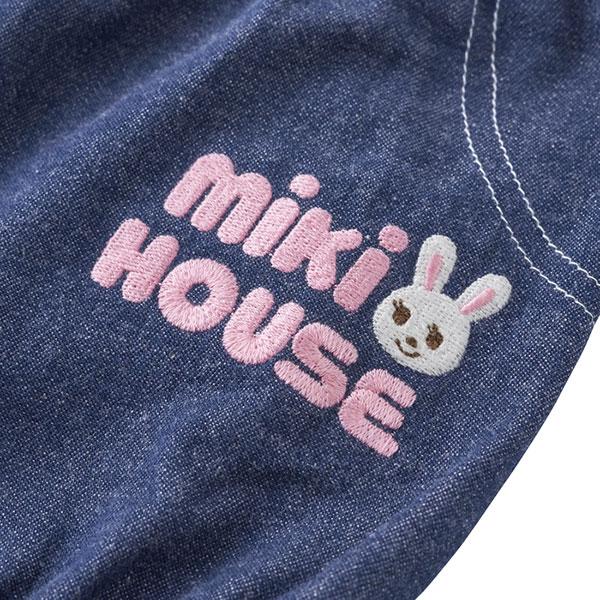 ミキハウス正規販売店/ミキハウス　mikihouse　デニムブルマ　刺しゅう　ロゴアイテム　ショートパンツ（フリー(70-90cm)）｜attackone｜07