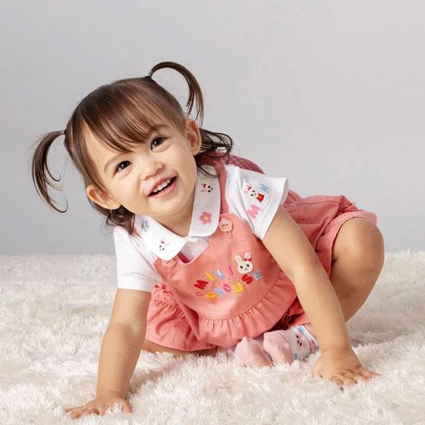 新品　ミキハウス　うさこ　ロンパース　サロペット風 楽天市場】○期間限定P11倍○取り寄せ商品○ミキハウス mikihouse