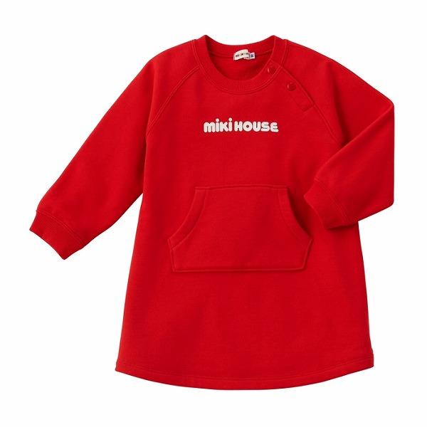 MIKI HOUSE ワンピースブラウスセット まとめ売り　サイズ80 MIKI HOUSE（ミキハウス） バックロゴ ワンピース 裏毛 スウェット