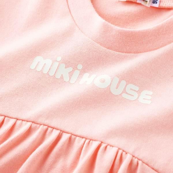 MIKI HOUSE（ミキハウス） バックロゴ 半袖 ワンピース(80・90・100