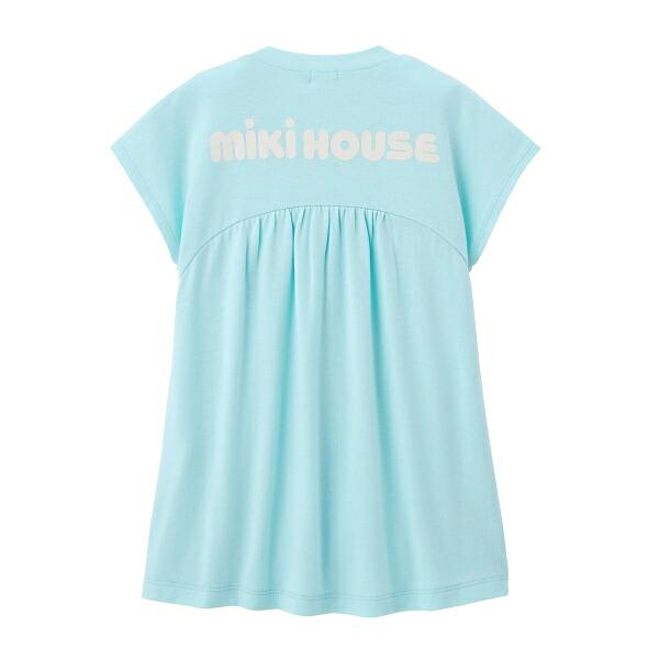MIKI HOUSE（ミキハウス） バックロゴ 半袖 ワンピース(80・90・100