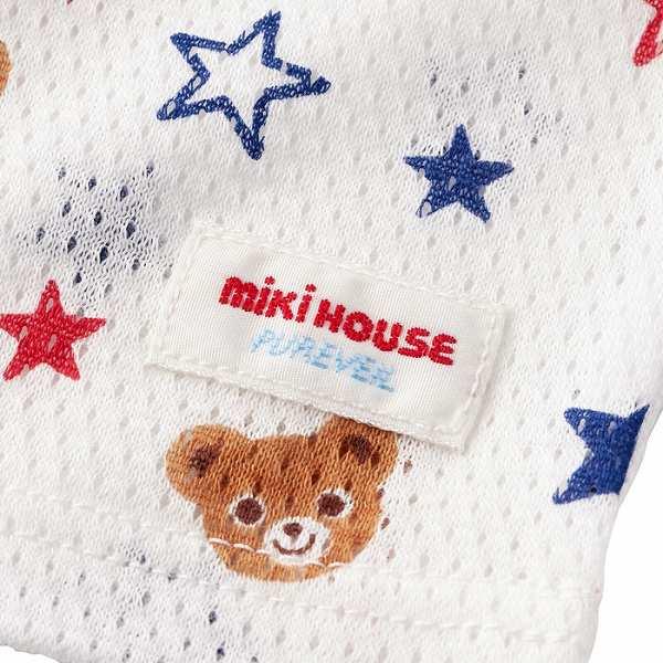 ●取り寄せ商品●ミキハウス　mikihouse　総柄メッシュタンクトップ(80・90・100・110・120・130)男の子  肌着 下着 | MIKI HOUSE | 03