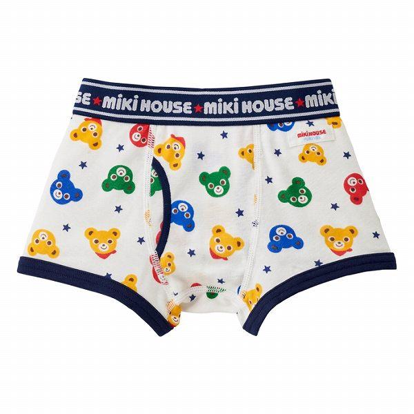 ●取り寄せ商品●ミキハウス　mikihouse　総柄ボクサーパンツ(90・100・110・120・130)男の子 肌着 下着 キッズ | MIKI HOUSE | 01