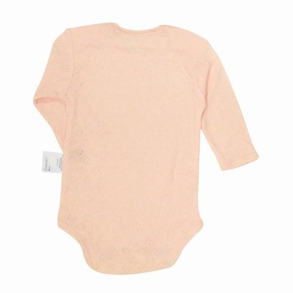 ミキハウス正規販売店/ミキハウス　mikihouse　透かしハート肌着 長袖ボディシャツ  インナー 下着 肌着(70cm-90cm) | MIKI HOUSE | 02