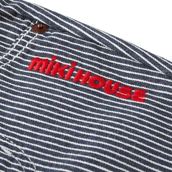 MIKI HOUSE ○取り寄せ商品○ミキハウス mikihouse 縦ロゴ 刺繍