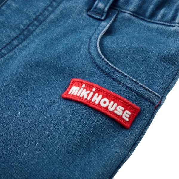ミキハウス ストレッチニットデニムパンツ 80サイズ　新品未使用タグ付き MIKI HOUSE（ミキハウス） ○取り寄せ商品○ ストレッチデニムニット