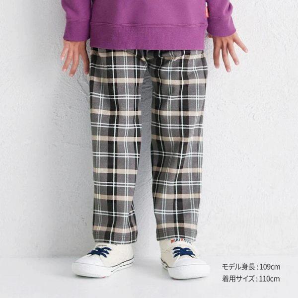 MIKI HOUSE（ミキハウス） ○取り寄せ商品○ チェック パンツ 長ズボン