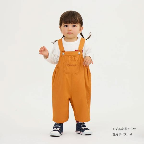 MIKI HOUSE（ミキハウス） 6分丈 オーバーオール S(70-80cm) M(80