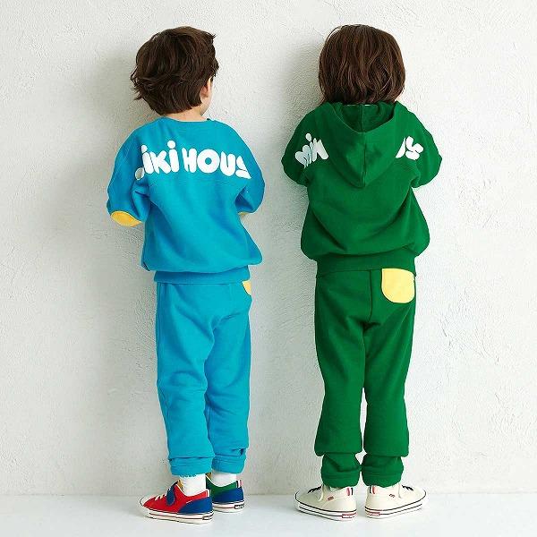 MIKI HOUSE ミキハウス mikihouse バックロゴパーカー スウェット 長袖 