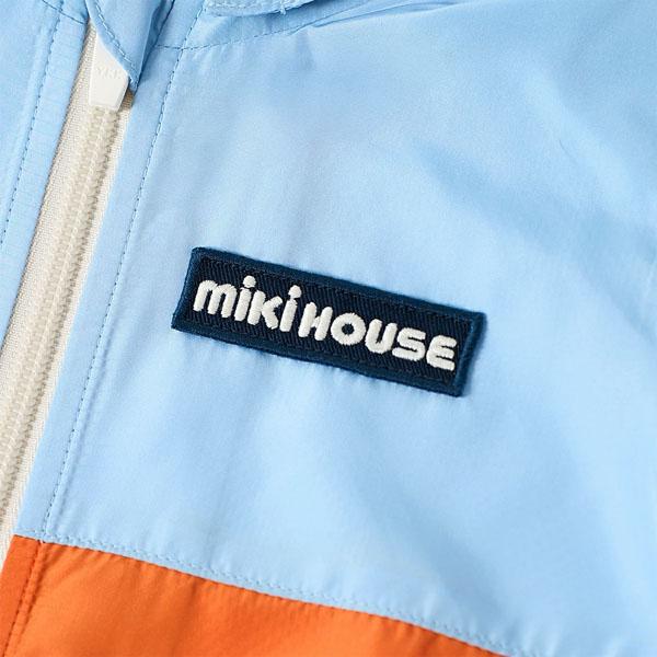 ミキハウス mikihouse テープロゴ ウィンドブレーカー(80・90・100・110・120・130）の画像