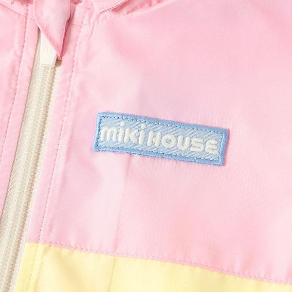 ミキハウス mikihouse テープロゴ ウィンドブレーカー(80・90・100・110・120・130）の画像