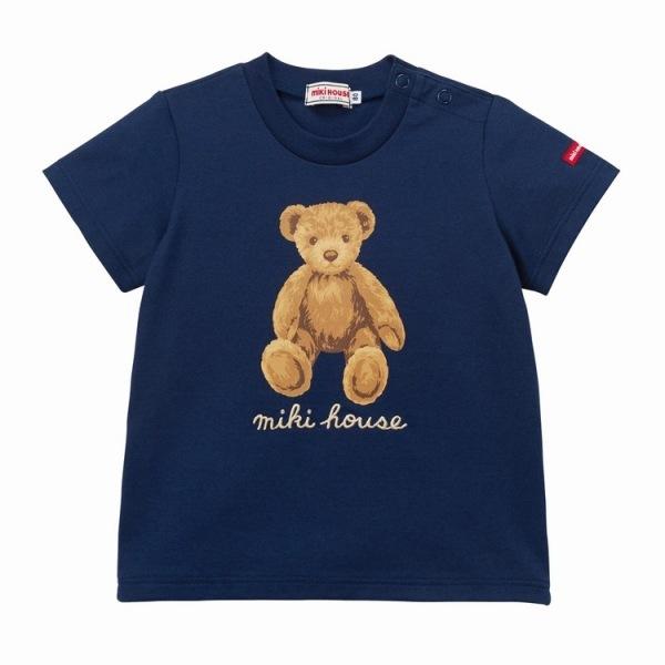 ○30％OFFセール○ミキハウス mikihouse ミキハウスベア半袖Tシャツ 