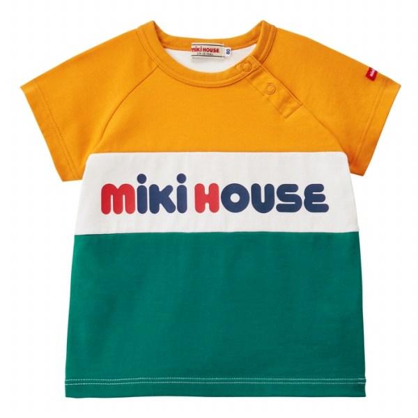 MIKI HOUSE（ミキハウス） ○30％OFFセール○ミキハウス ロゴ配色 半袖