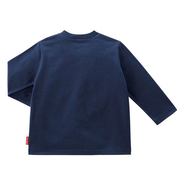 MIKI HOUSE（ミキハウス） ロゴ刺繍 長袖Tシャツ(70・80・90・100