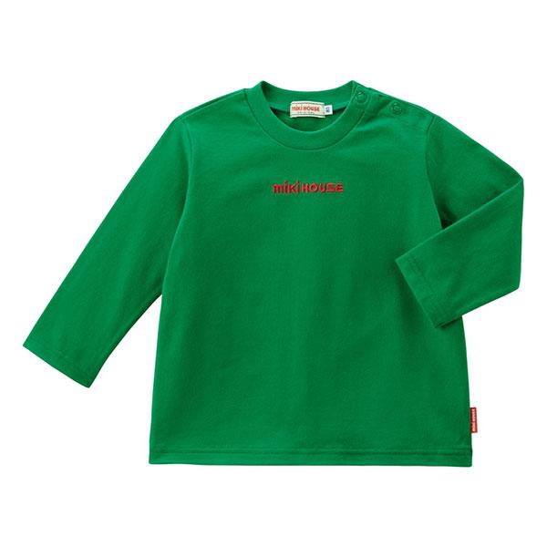 MIKI HOUSE アーガイル柄 長袖カットソー 90 MIKI HOUSE（ミキハウス） tシャツ アーガイル長袖Tシャツ キッズ