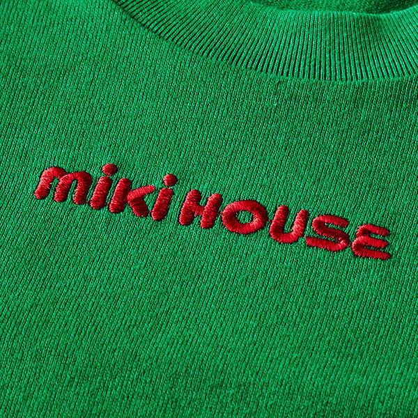 MIKI HOUSE（ミキハウス） ロゴ刺繍 半袖Tシャツ(70・80・90・100