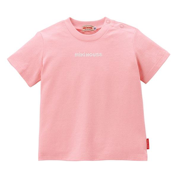 ミキハウス　mikihouse　ロゴ刺繍　半袖Ｔシャツ(70・80・90・100・110・120・130・140・150）綿100％　天竺素材 | MIKI HOUSE | 11