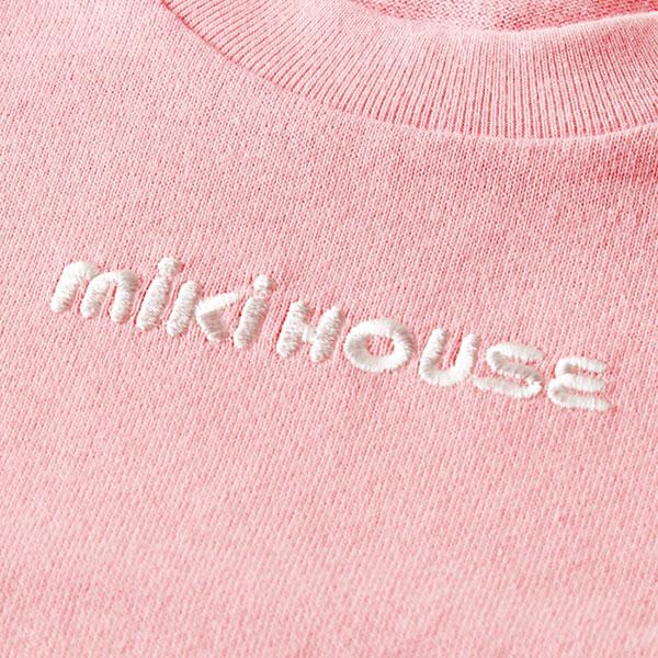ミキハウス　mikihouse　ロゴ刺繍　半袖Ｔシャツ(70・80・90・100・110・120・130・140・150）綿100％　天竺素材 | MIKI HOUSE | 13