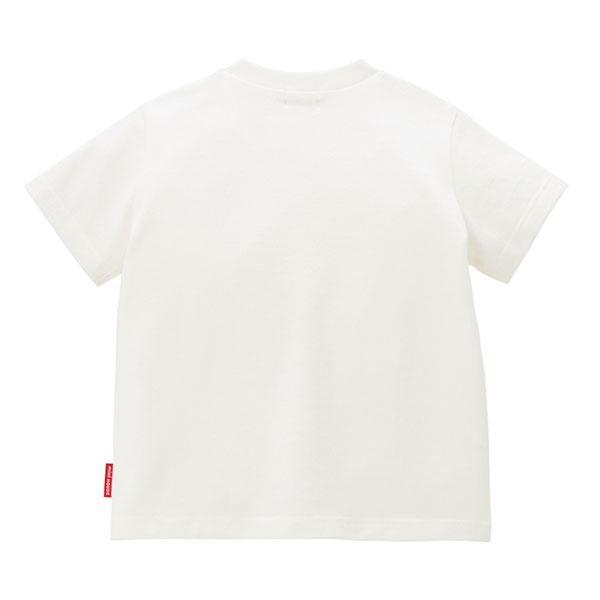 ミキハウス　mikihouse　ロゴ刺繍　半袖Ｔシャツ(70・80・90・100・110・120・130・140・150）綿100％　天竺素材 | MIKI HOUSE | 02