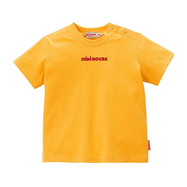 ミキハウス　mikihouse　ロゴ刺繍　半袖Ｔシャツ(70・80・90・100・110・120・130・140・150）綿100％　天竺素材 | MIKI HOUSE | 07