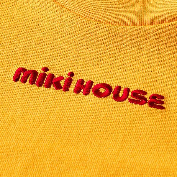 MIKI HOUSE ミキハウス mikihouse ロゴ刺繍 半袖Tシャツ(70・80 MIKI HOUSE ミキハウス mikihouse ロゴ刺繍 半袖Tシャツ(70・80