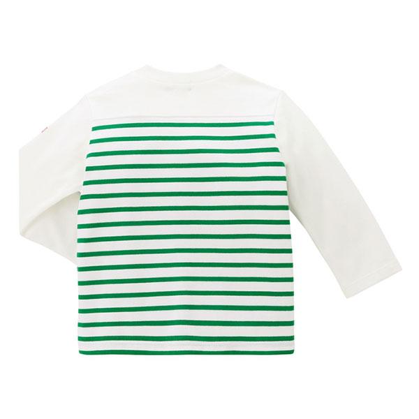 【ミキハウス】 ボーダー長袖Tシャツ　90 MIKI HOUSE（ミキハウス） ボーダー長袖Tシャツ(80・90・100・110