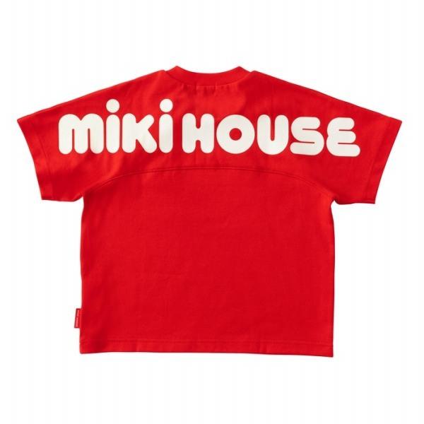 ●20％OFFセール●ミキハウス　mikihouse　バックロゴ　半袖Ｔシャツ(80・90・100・110・120・130・140・150）アウトレット｜attackone｜06