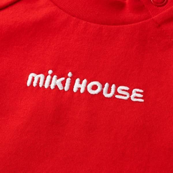 ●20％OFFセール●ミキハウス　mikihouse　バックロゴ　半袖Ｔシャツ(80・90・100・110・120・130・140・150）アウトレット｜attackone｜08