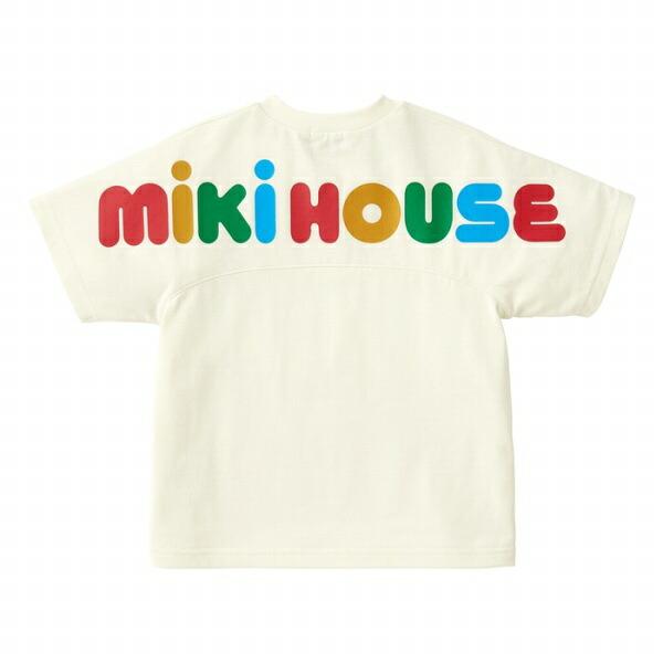 新品　ミキハウス　親子お揃い　半袖 ロゴ　Tシャツ　80 M 楽天市場】○50％OFFセール○ミキハウス mikihouse ボックスロゴ 半袖